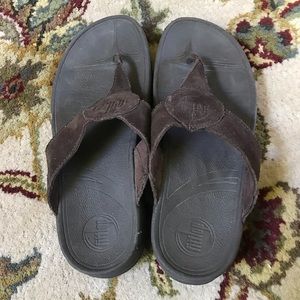 Brown Suede Woman’s Fit Flops